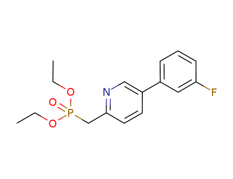 [5-(3-fluorophenyl)-pyridin-2-ylMethyl]-phosphonic acid diethyl ester