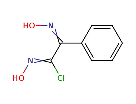 Molecular Structure of 10242-38-3 (Benzeneethanimidoyl chloride, N-hydroxy-a-(hydroxyimino)-)