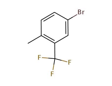 Molecular Structure of 86845-27-4 (4-METHYL-3-(TRIFLUOROMETHYL)BROMOBENZENE)