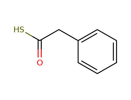 Molecular Structure of 62167-00-4 (Benzeneethanethioic acid)