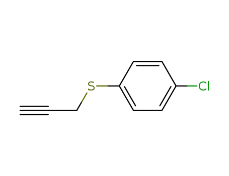 Molecular Structure of 17277-23-5 (Benzene, 1-chloro-4-(2-propynylthio)-)