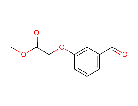 Molecular Structure of 37748-10-0 (methyl (3-formylphenoxy)acetate)