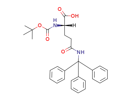 Molecular Structure of 210750-95-1 (BOC-D-GLN(TRT)-OH)