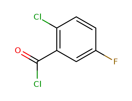 Molecular Structure of 21900-51-6 (2-CHLORO-5-FLUOROBENZOYL CHLORIDE)