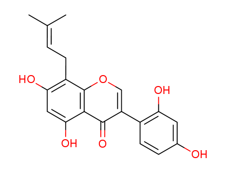 3-(2,4-Dihydroxyphenyl)-5,7-dihydroxy-8-(3-methyl-2-butenyl)-4H-1-benzopyran-4-one