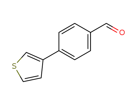 Molecular Structure of 157730-74-0 (4-(3-THIENYL)BENZALDEHYDE)