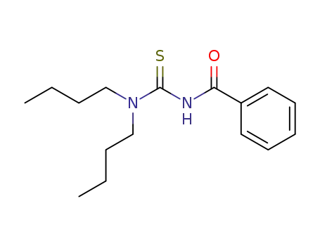 Molecular Structure of 68141-55-9 (N-[(DIBUTYLAMINO)THIOXOMETHYL]-BENZAMIDE)