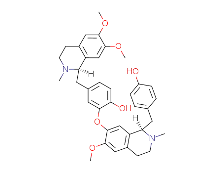 4-[(6,7-Dimethoxy-2-methyl-1,2,3,4-tetrahydroisoquinolin-1-yl)methyl]-2-({1-[(4-hydroxyphenyl)methyl]-6-methoxy-2-methyl-1,2,3,4-tetrahydroisoquinolin-7-yl}oxy)phenol