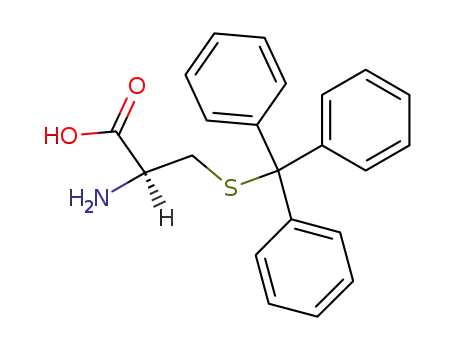 Molecular Structure of 25840-82-8 (S-Trityl-D-cysteine)