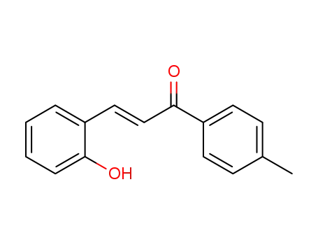 Molecular Structure of 7645-95-6 (3-(2-hydroxyphenyl)-1-(4-methylphenyl)prop-2-en-1-one)