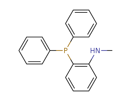 Molecular Structure of 140669-65-4 (Benzenamine, 2-(diphenylphosphino)-N-methyl-)