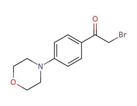 Molecular Structure of 210832-85-2 (2-Bromo-1-(4-morpholinophenyl)-1-ethanone)