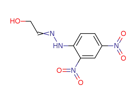 Molecular Structure of 3158-40-5 ((2E)-2-[2-(2,4-dinitrophenyl)hydrazinylidene]ethanol)