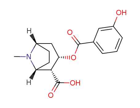 Molecular Structure of 129944-99-6 (M-HYDROXYBENZOYLECGONINE)