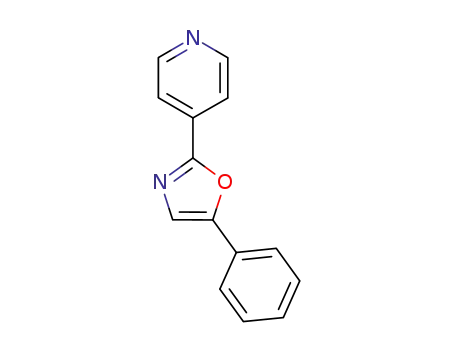 Molecular Structure of 74718-16-4 (5-PHENYL-2-(4-PYRIDYL)OXAZOLE  99)