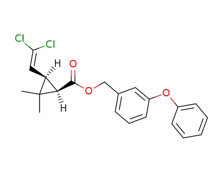 Molecular Structure of 54774-45-7 ((+)-cis-Permethrin)