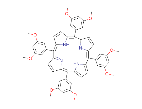 74684-34-7,5,10,15,20-TETRAKIS(3,5-DIMETHOXYPHENYL)-21H,23H-PORPHINE,5,10,15,20-TETRAKIS(3,5-DIMETHOXYPHENYL)-21H,23H-PORPHINE;Tetrakisdimethoxyphenylporphine;5,10,15,20-tetrakis(3,5-dimethoxyphenyl)-21h,23h-porphine95+%
