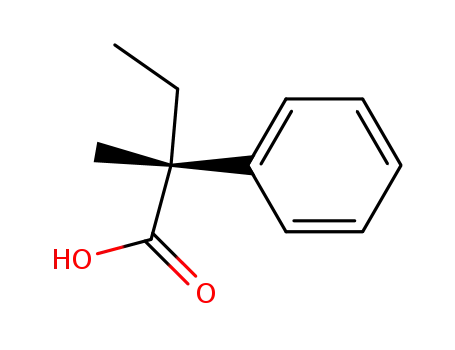 Molecular Structure of 3968-67-0 ((S)-2-Methyl-2-phenylbutanoic acid)
