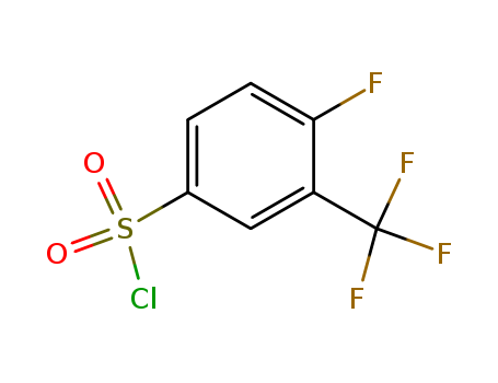 4-Fluoro-3-(trifluoromethyl)benzenesulfonyl chloride cas no. 1682-10-6 98%