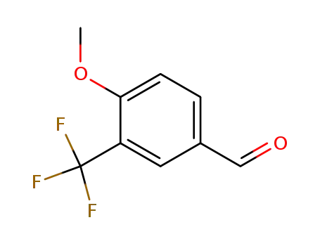 Molecular Structure of 50823-87-5 (4-METHOXY-3-(TRIFLUOROMETHYL)BENZALDEHYDE)
