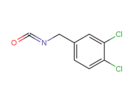 Molecular Structure of 19752-09-1 (3,4-DICHLOROBENZYL ISOCYANATE)
