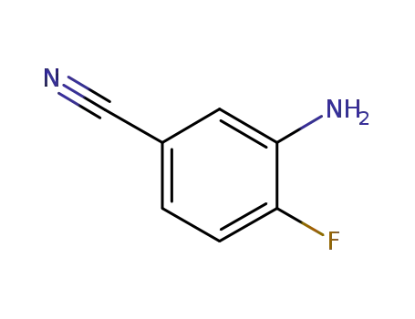 Molecular Structure of 859855-53-1 (3-AMINO-4-FLUOROBENZONITRILE)