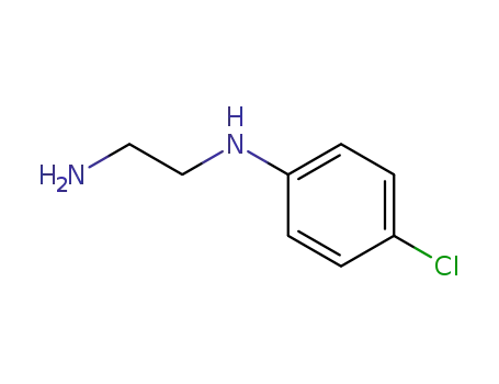 Molecular Structure of 14088-84-7 (N1-(4-chlorophenyl)ethane-1,2-diaMine)
