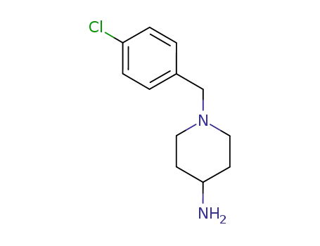 Molecular Structure of 78471-44-0 (1-(4-CHLOROBENZYL)PIPERIDIN-4-AMINE TRIFLUOROACETATE)