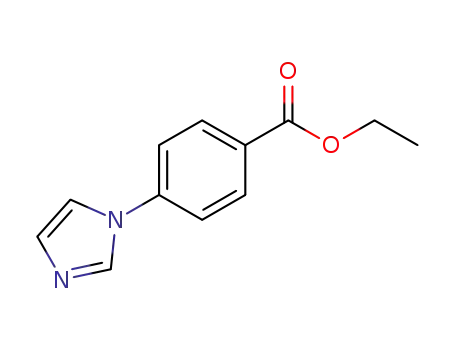Molecular Structure of 86718-07-2 (4-(IMIDAZOL-1-YL)-BENZOIC ACID ETHYL ESTER)