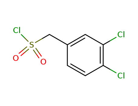 Molecular Structure of 85952-30-3 ((3,4-DICHLORO-PHENYL)-METHANESULFONYL CHLORIDE)