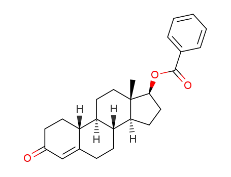 Molecular Structure of 1474-55-1 ((17beta)-3-oxoestr-4-en-17-yl benzoate)