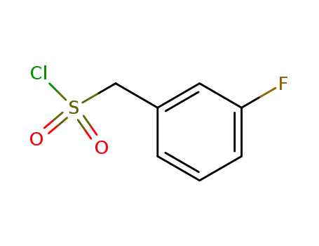 Molecular Structure of 24974-72-9 ((3-Fluoro-phenyl)-methanesulfonyl chloride)