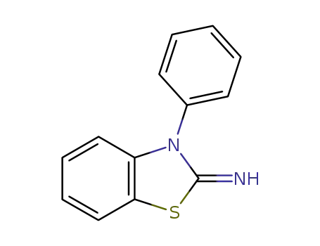 Molecular Structure of 46493-66-7 (2(3H)-Benzothiazolimine, 3-phenyl-)