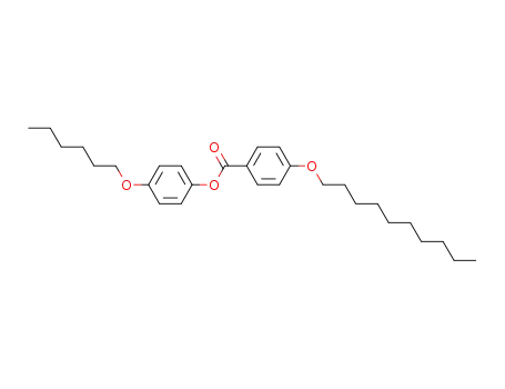 Molecular Structure of 68162-09-4 (4-(n-Decyloxy)benzoic acid,4-(n-hexyloxy)phenyl ether)
