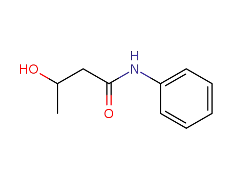 Molecular Structure of 1954-91-2 (3-HYDROXY-N-PHENYLBUTANAMIDE)