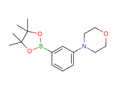 4-[3-(4,4,5,5-tetramethyl-1,2,3-dioxaborolan-2-yl)phenyl]morpholine