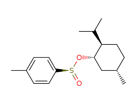 Molecular Structure of 91796-57-5 ((1S,2R,5S)-(+)-MENTHYL (R)-P-TOLUENESULFINATE)