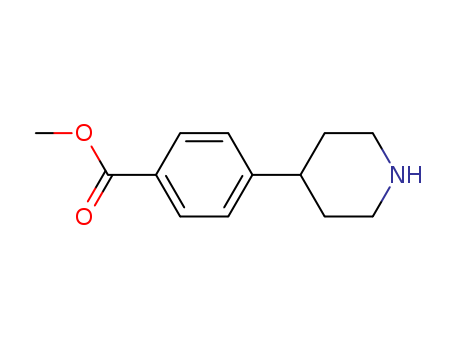 Benzoic acid,4-(4-piperidinyl)-, methyl ester