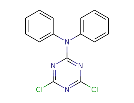 Molecular Structure of 16033-74-2 (4,6-dichloro-N,N-diphenyl-1,3,5-triazin-2-amine)