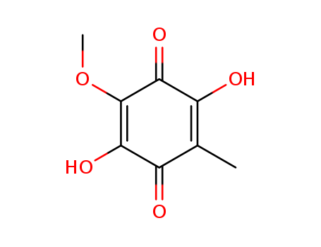 85-23-4,SPINULOSIN,p-Benzoquinone,2,5-dihydroxy-3-methoxy-6-methyl- (7CI,8CI);2,5-Dihydroxy-3-methoxy-6-methyl-p-benzoquinone;2,5-Dihydroxy-3-methyl-6-methoxy-1,4-benzoquinone;3,6-Dihydroxy-4-methoxy-2,5-toluquinone; 3,6-Dihydroxy-5-methoxy-p-toluquinone;3-Methyl-6-methoxy-2,5-dihydroxy-1,4-benzoquinone; Hydroxyfumigatin; Spinulosin