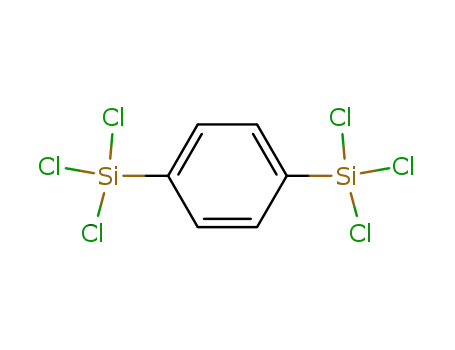 Molecular Structure of 830-46-6 (Silane, 1,4-phenylenebis[trichloro-)