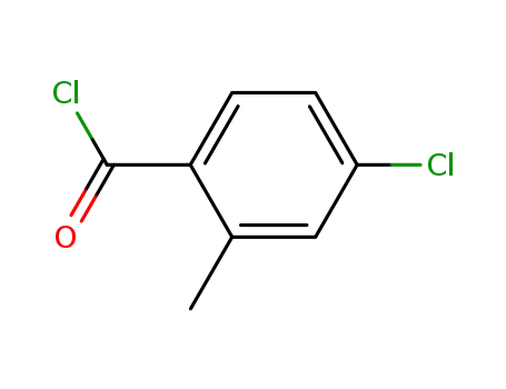 Molecular Structure of 21900-44-7 (Benzoyl chloride, 4-chloro-2-methyl-)