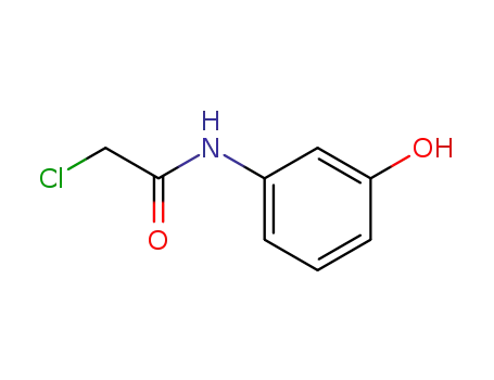 Molecular Structure of 10147-69-0 (Acetamide,2-chloro-N-(3-hydroxyphenyl)-)