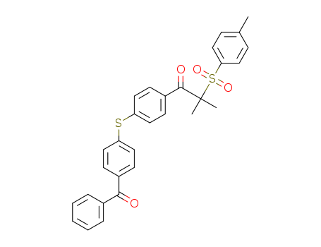 1-[4-(4-Benzoylphenylthio)phenyl]-2-tosyl-2-methyl-1-propanone