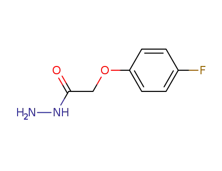 Molecular Structure of 1737-62-8 (4-FLUOROPHENOXYACETIC ACID HYDRAZIDE)