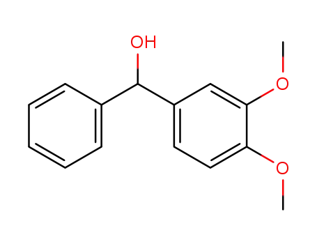 Molecular Structure of 56139-08-3 (3,4-DIMETHOXYBENZHYDROL)