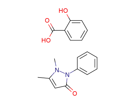 Molecular Structure of 520-07-0 (ANTIPYRINE SALICYLATE)