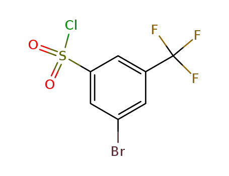 Molecular Structure of 351003-46-8 (3-BROMO-5-(TRIFLUOROMETHYL)BENZENESULFONYL CHLORIDE)