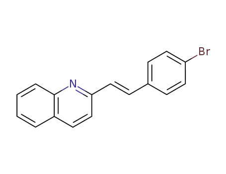 Molecular Structure of 5396-94-1 (2-[2-(4-bromophenyl)ethenyl]quinoline)