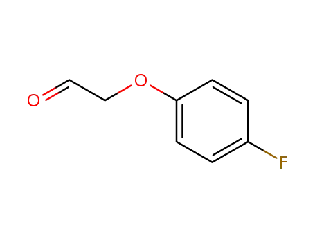 Molecular Structure of 59769-38-9 (Acetaldehyde, (4-fluorophenoxy)-)